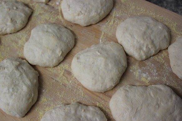 Monticello English muffins, before cooking