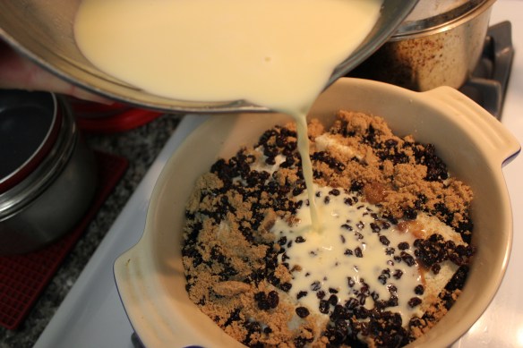 Eliza Leslie's bread and butter pudding