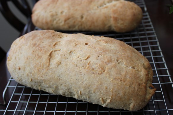 zwieback after the first baking
