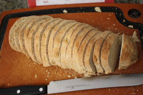 zwieback before the second baking